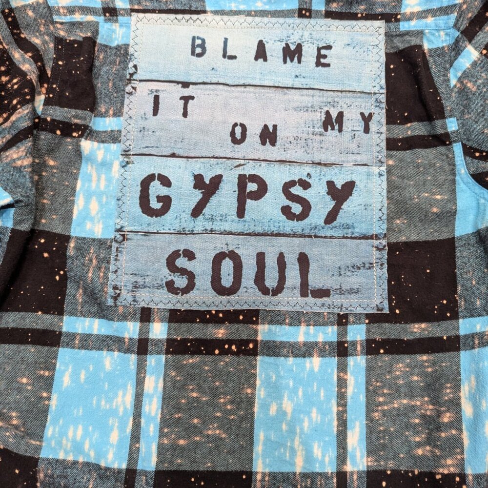 Angry Minnow turquoise flannel